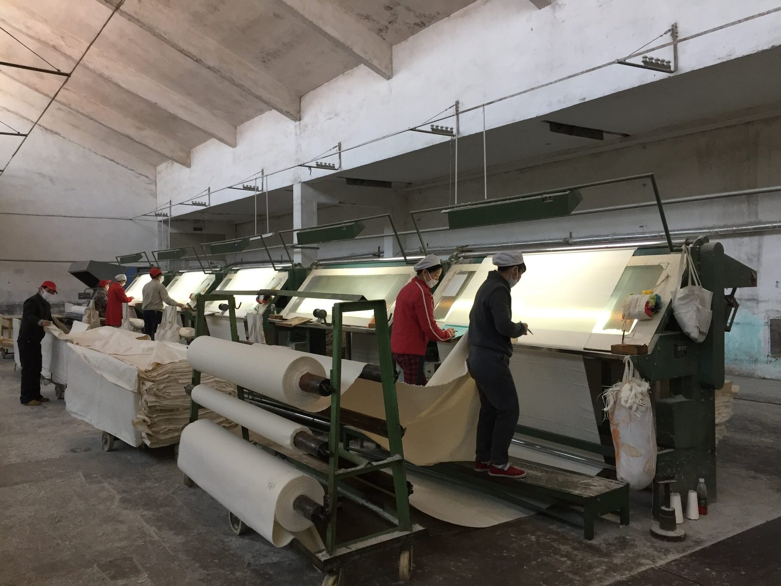 BBN technology hero — fabric production line